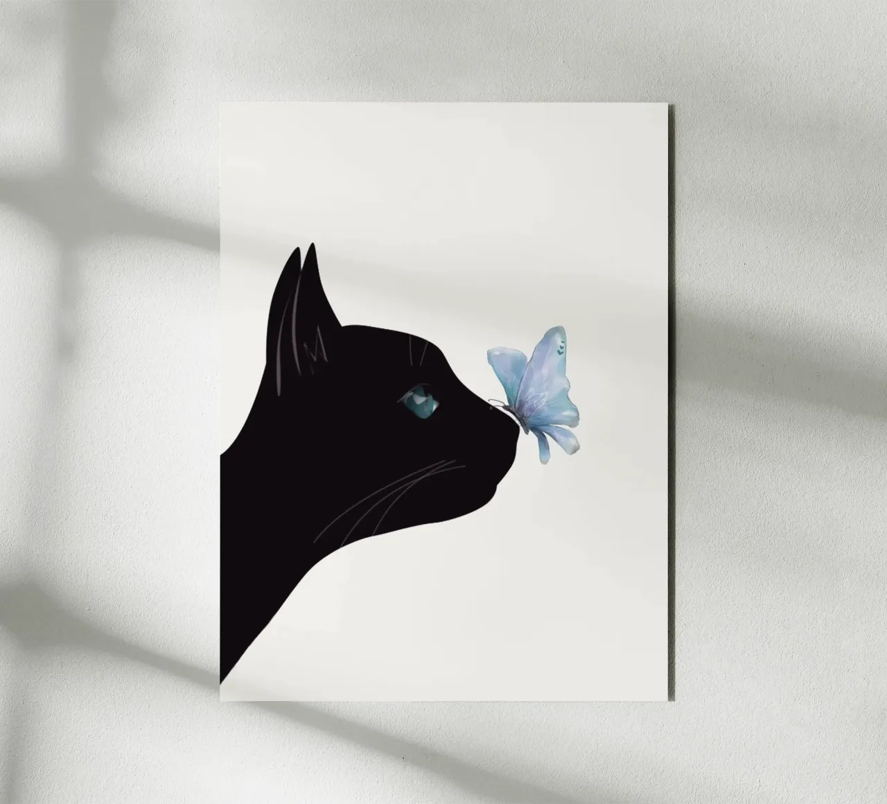 Cat and Butterfly pannello forex da Nadjaa