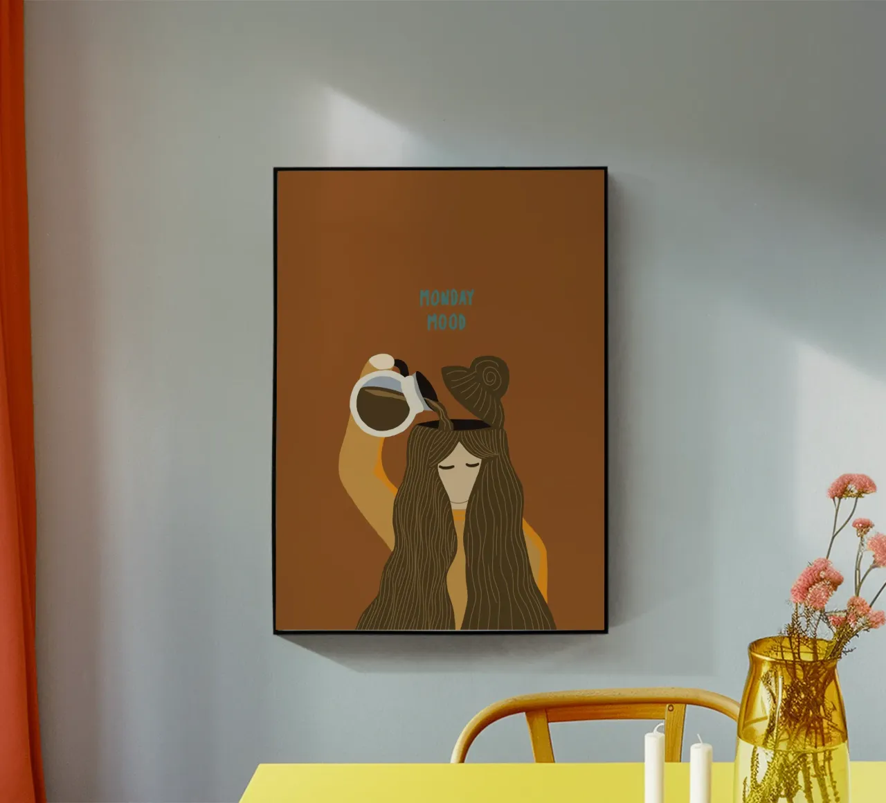 Monday Mood plexiglass da PurePeachArt
