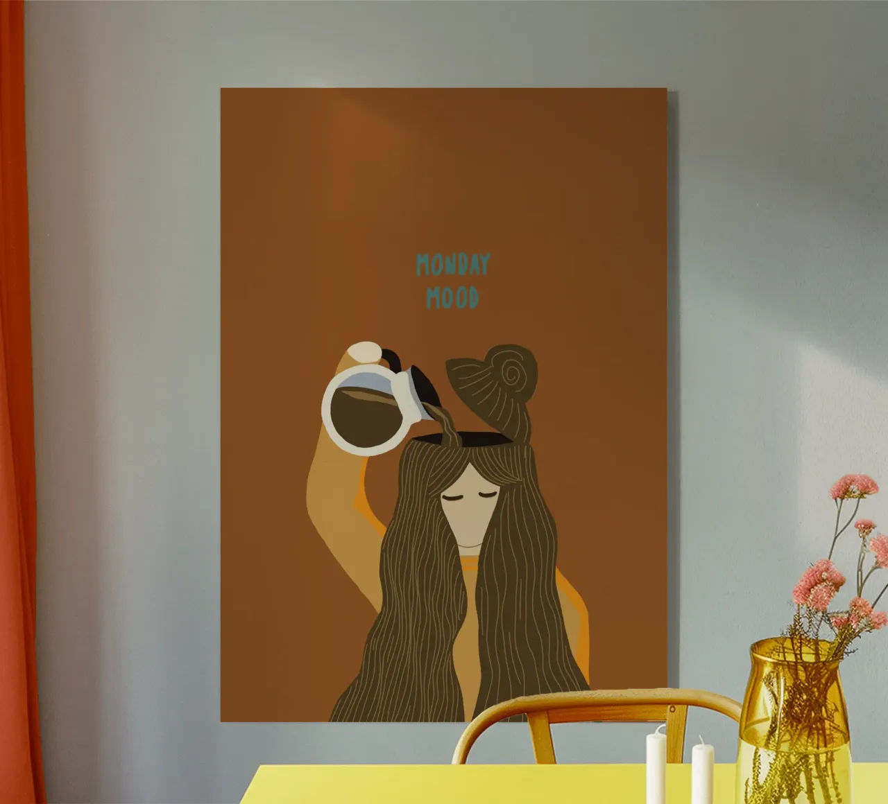 Monday Mood plexiglass da PurePeachArt