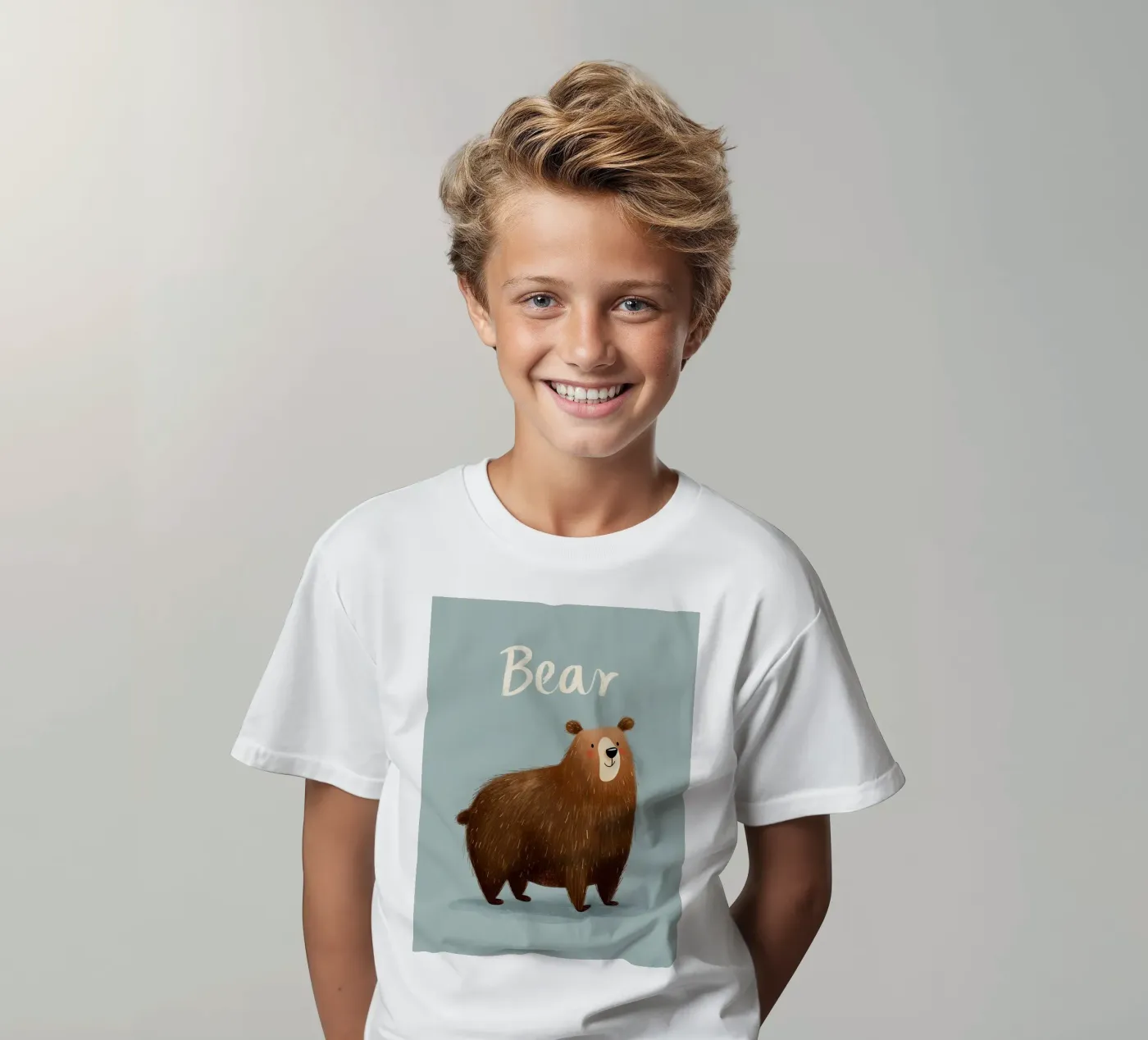 Bear kinder t-shirt van Kiara