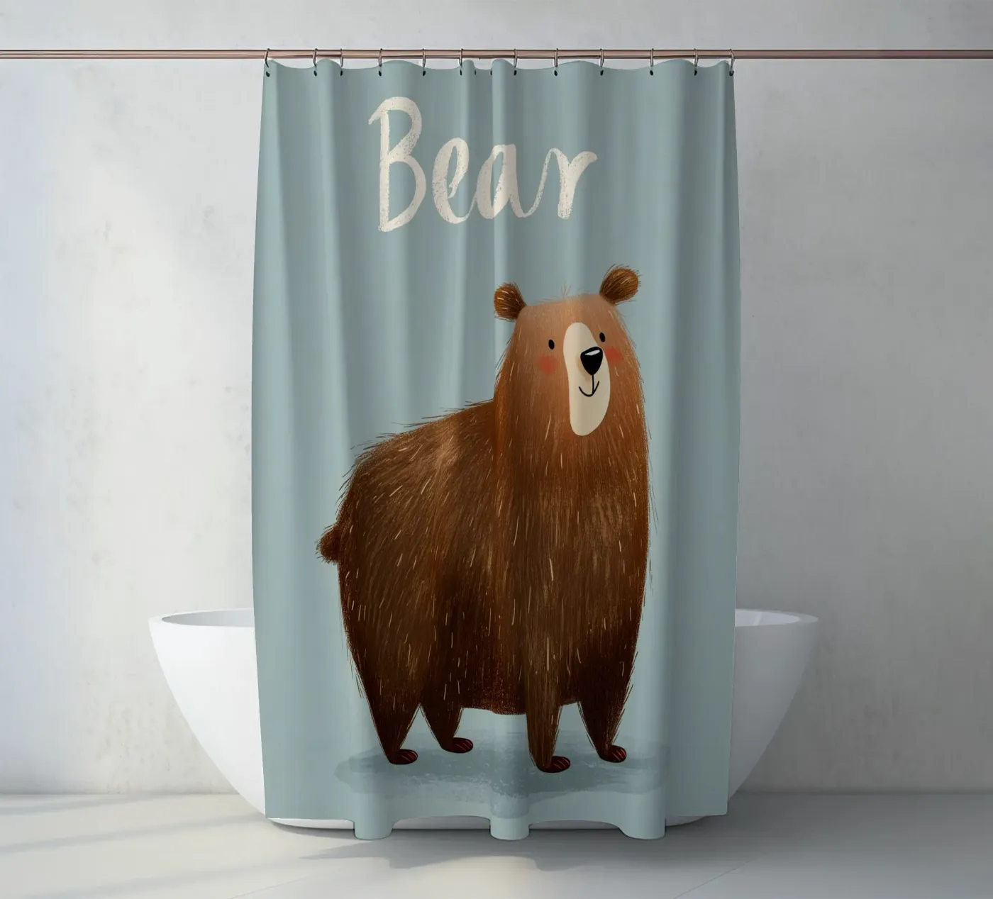 Bear Duschvorhang von Kiara