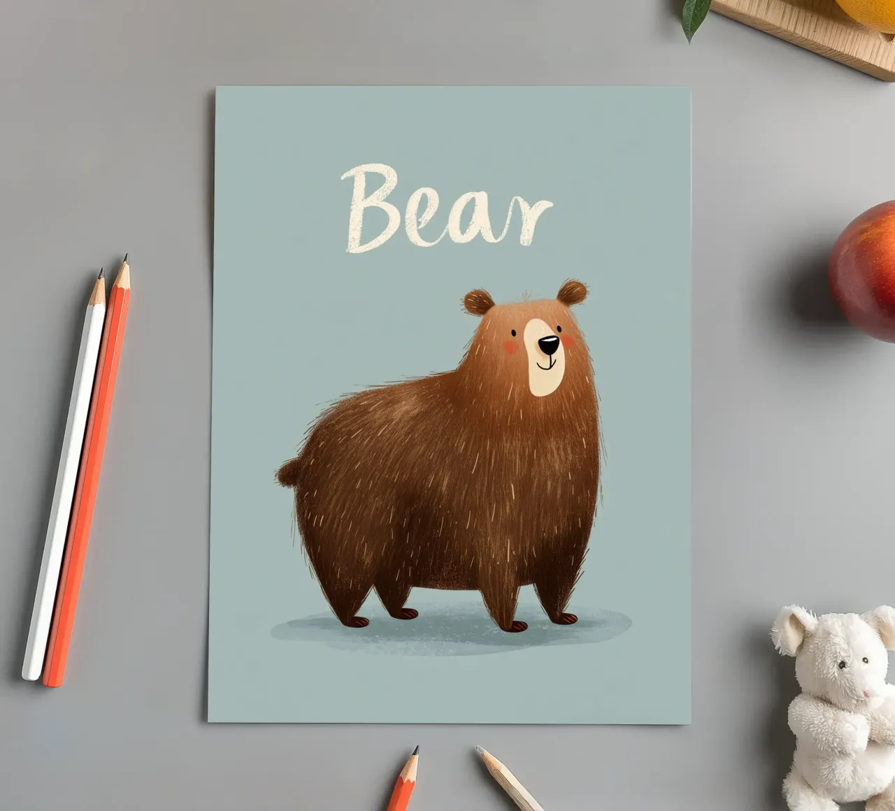 Bear sticker sheet by Kiara