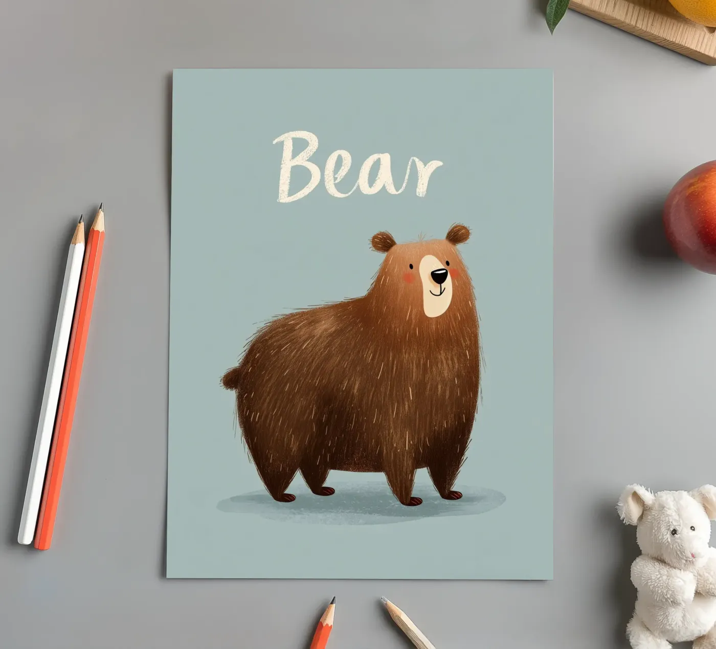Bear sticker sheet by Kiara