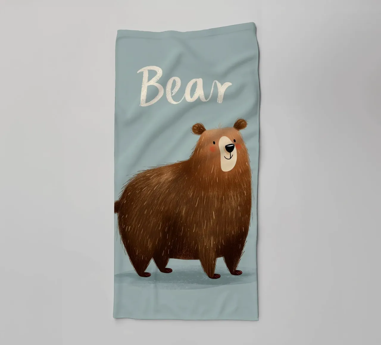 Bear towel by Kiara