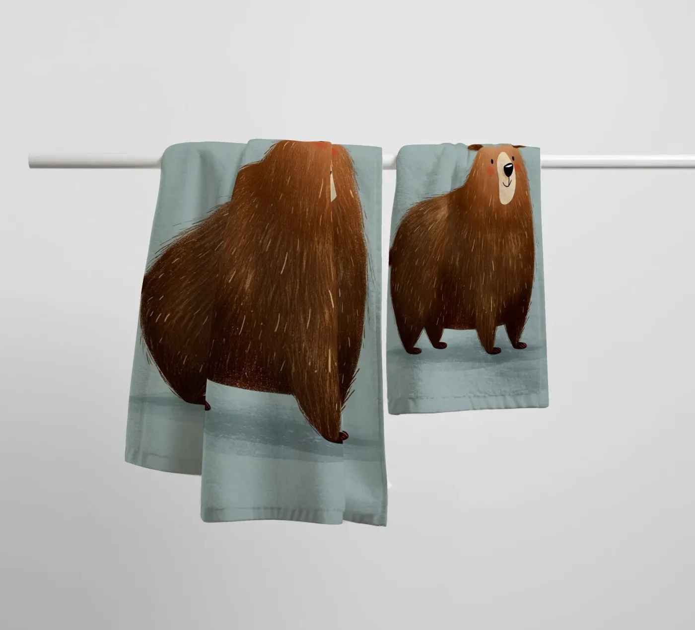 Bear towel by Kiara