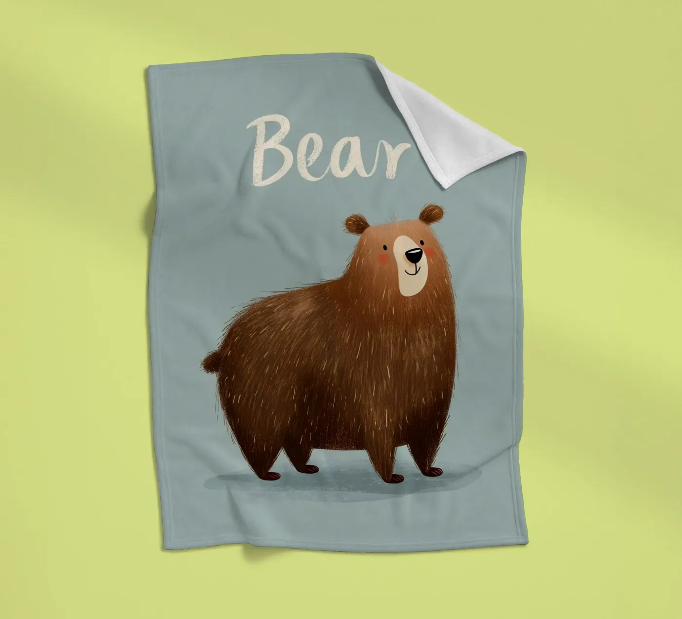 Bear fleecedeken van Kiara