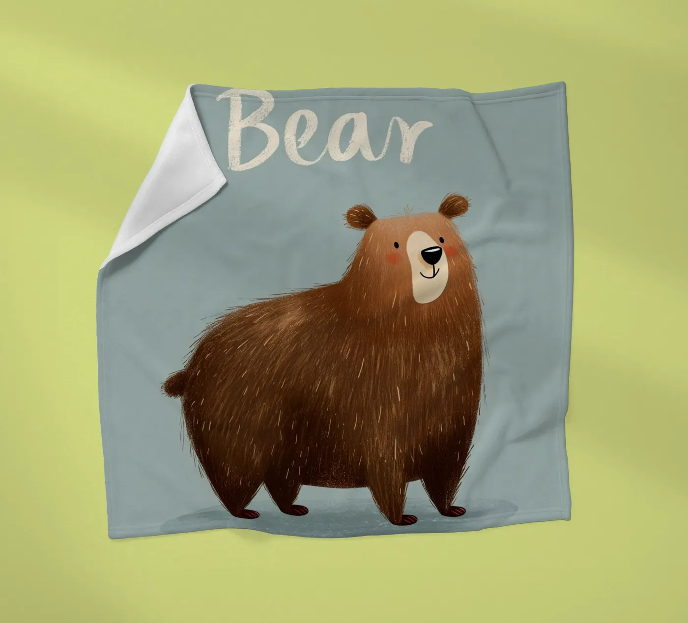 Bear fleecedeken van Kiara