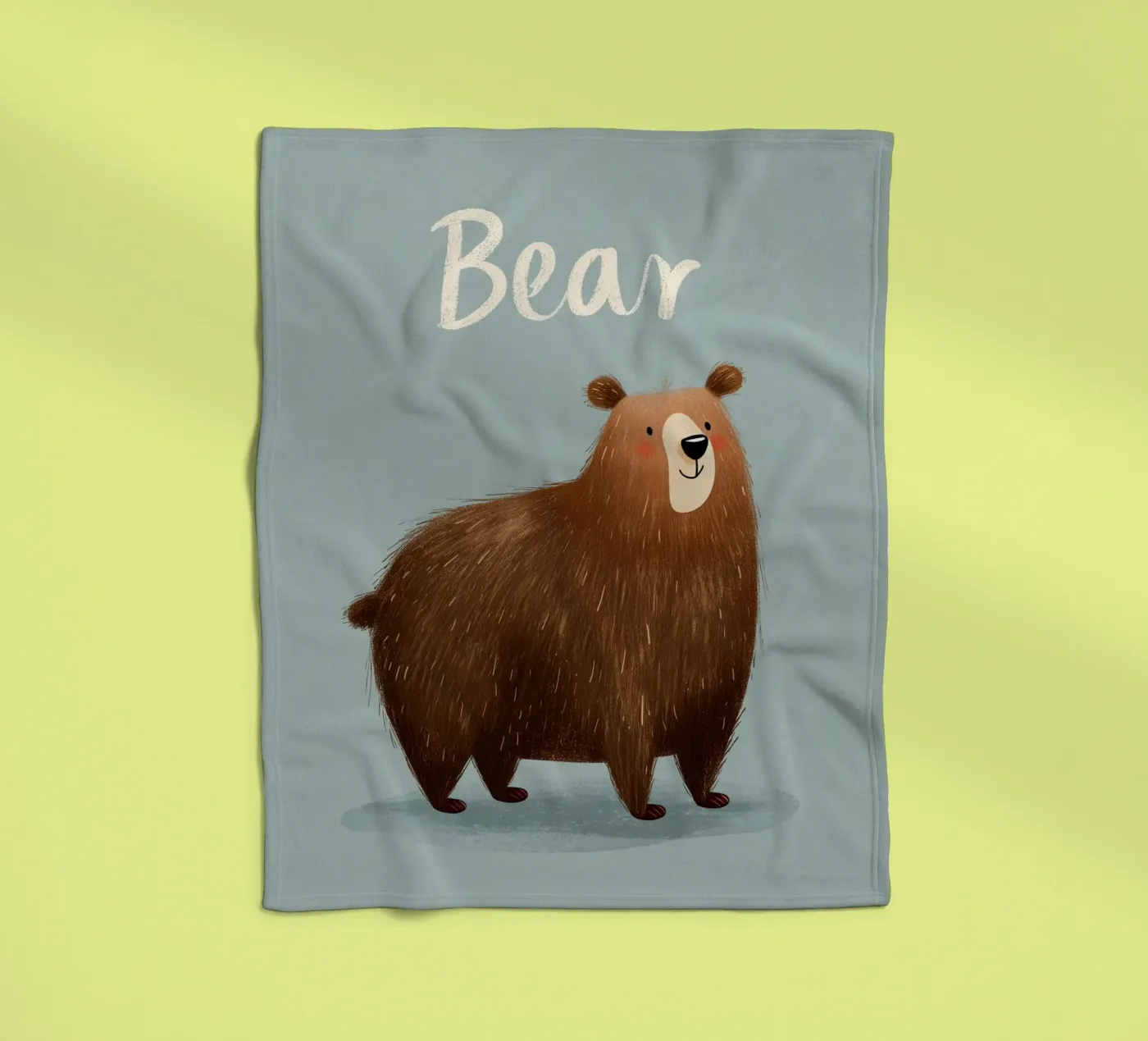 Bear fleecedeken van Kiara