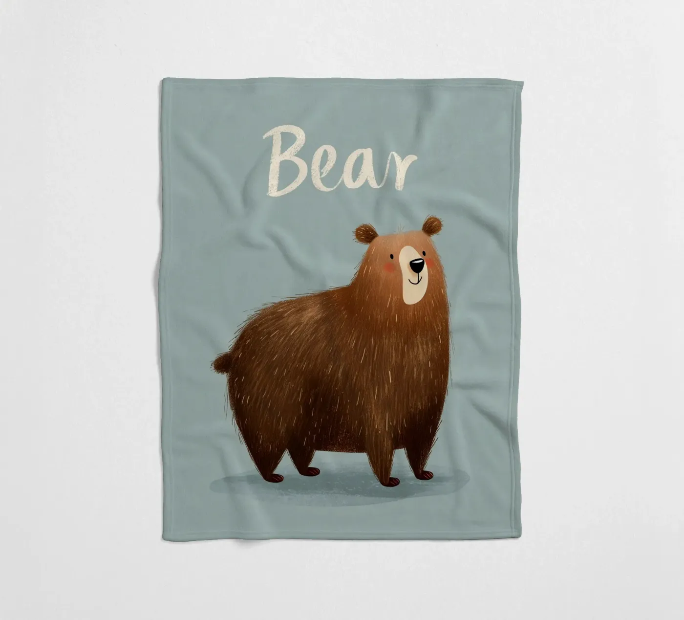 Bear fleecedeken van Kiara