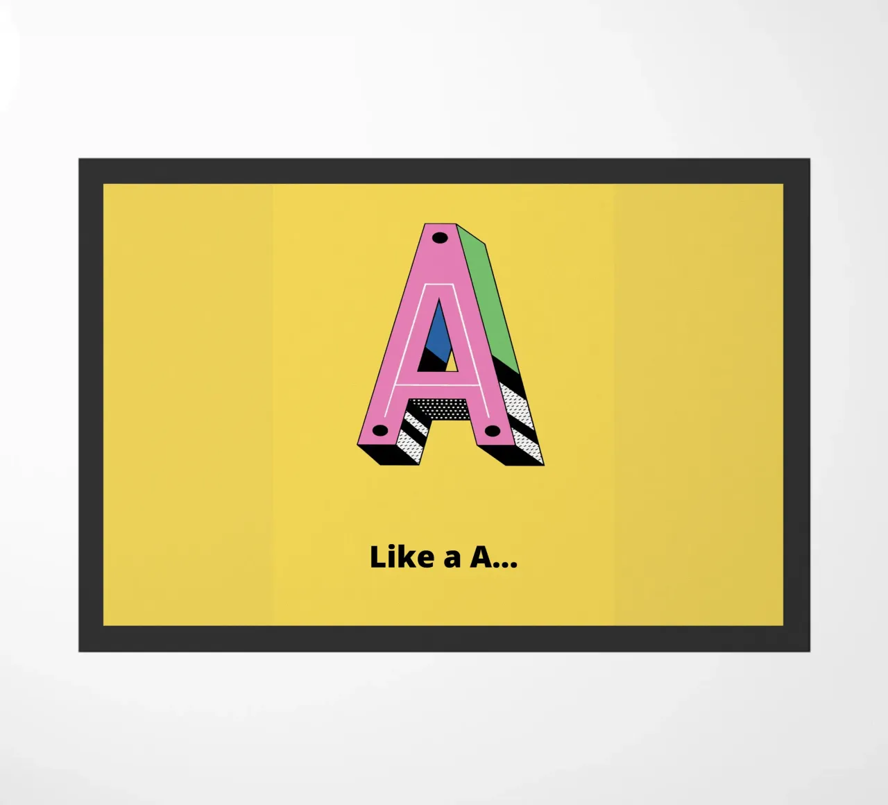 A like a ... zerbino da alphabetillustration
