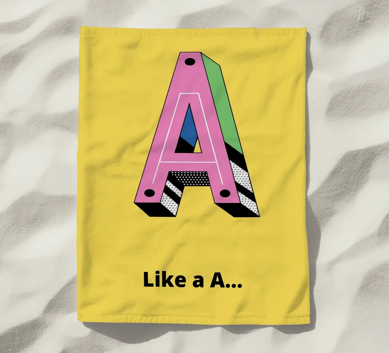 A come... telo mare da alphabetillustration