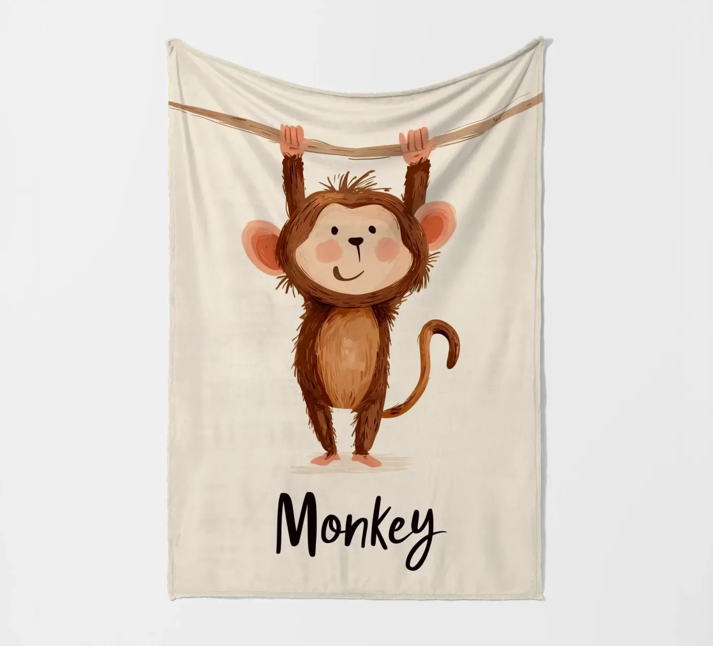 Monkey Fleecedecke von Kiara