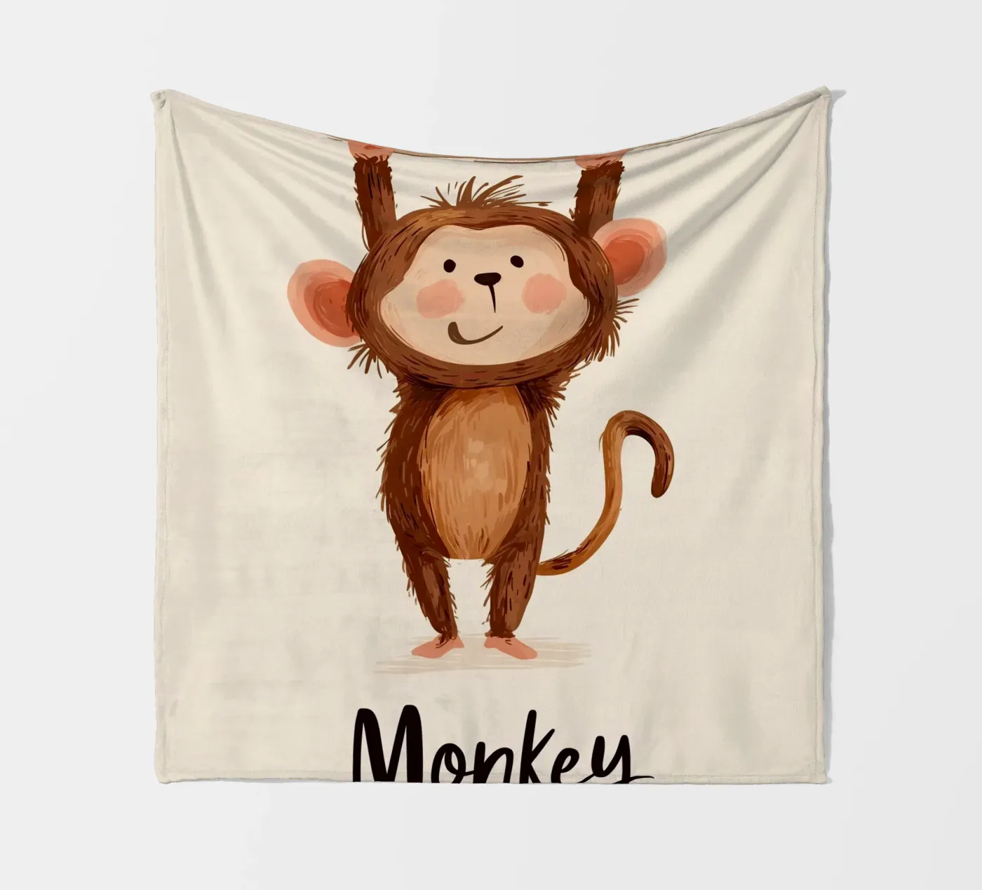 Monkey Fleecedecke von Kiara