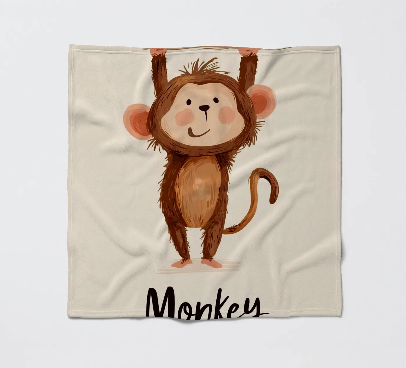 Monkey Fleecedecke von Kiara