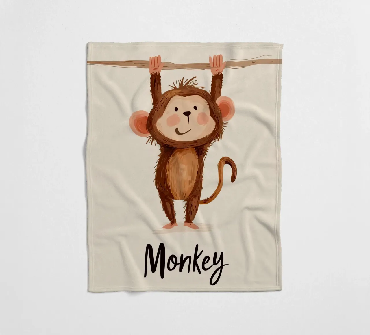 Monkey Fleecedecke von Kiara