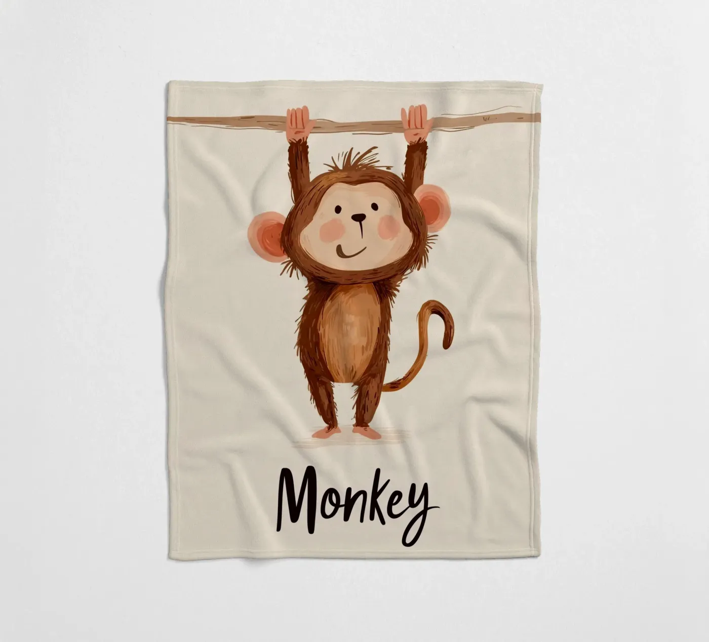 Monkey Fleecedecke von Kiara