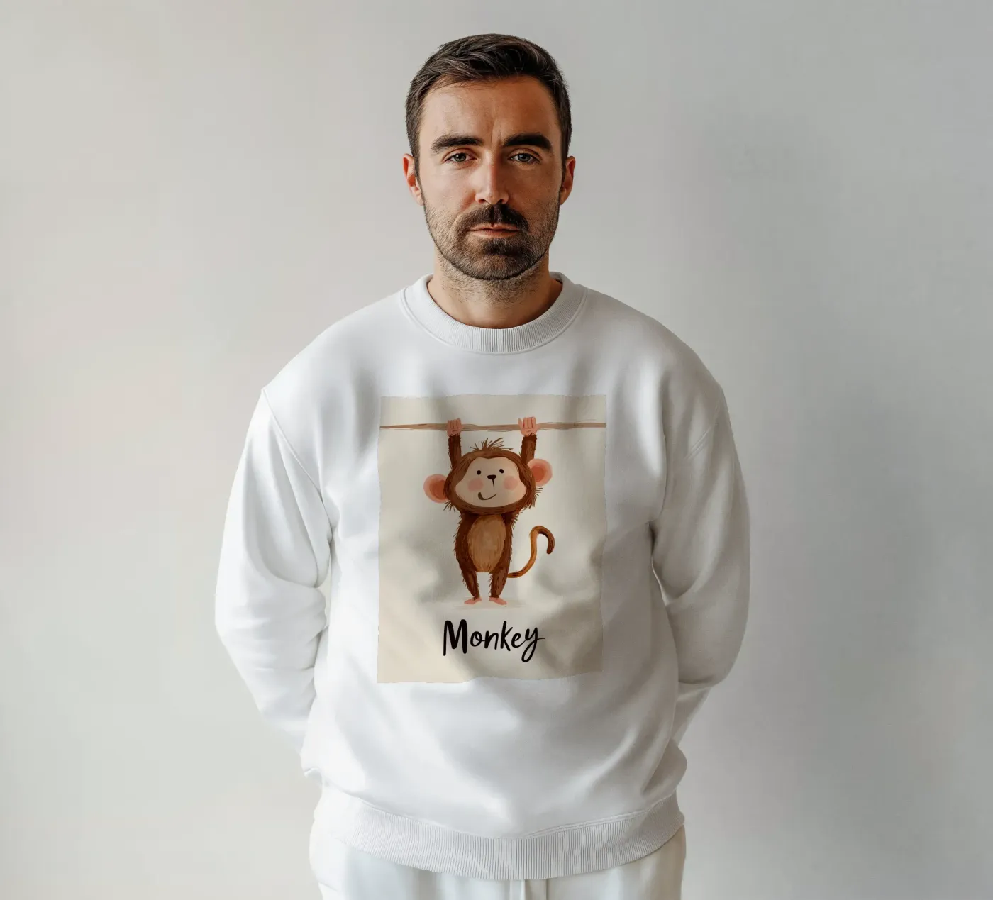 Monkey sweatshirt van Kiara