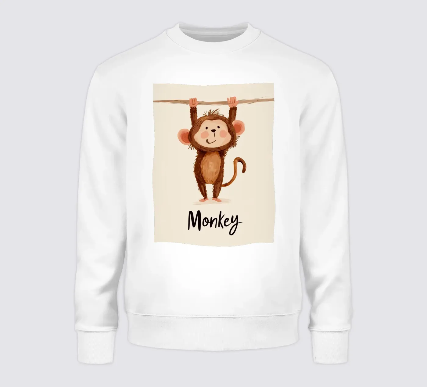 Monkey sweatshirt van Kiara