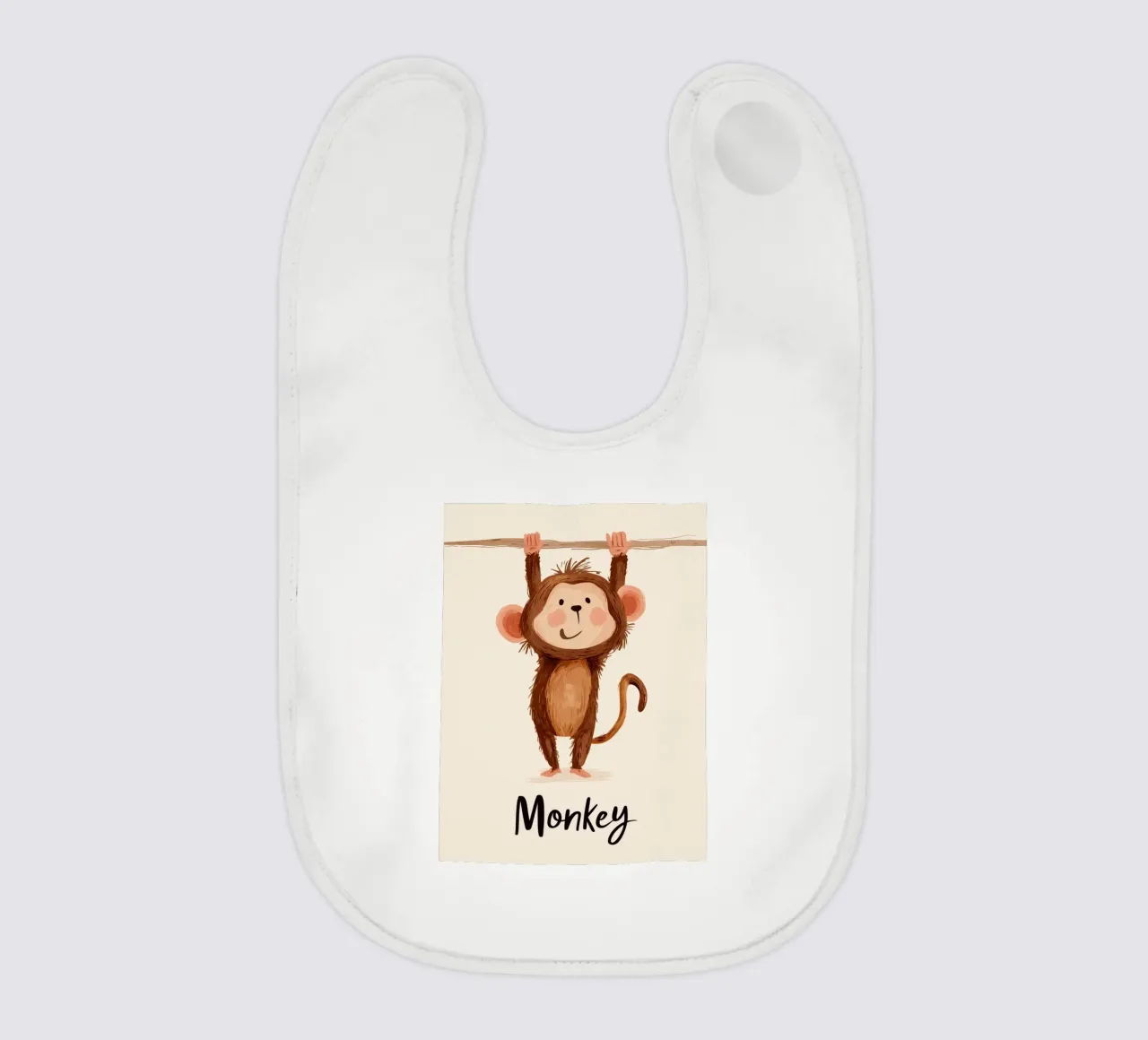 Monkey Babylätzchen von Kiara