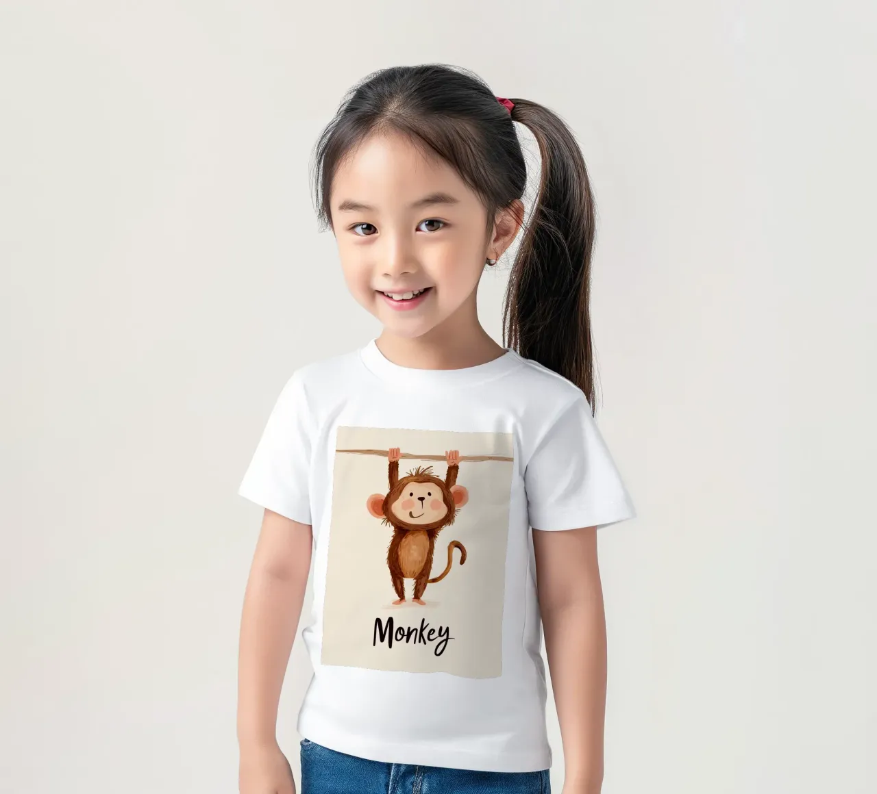 Monkey t-shirt bambini da Kiara