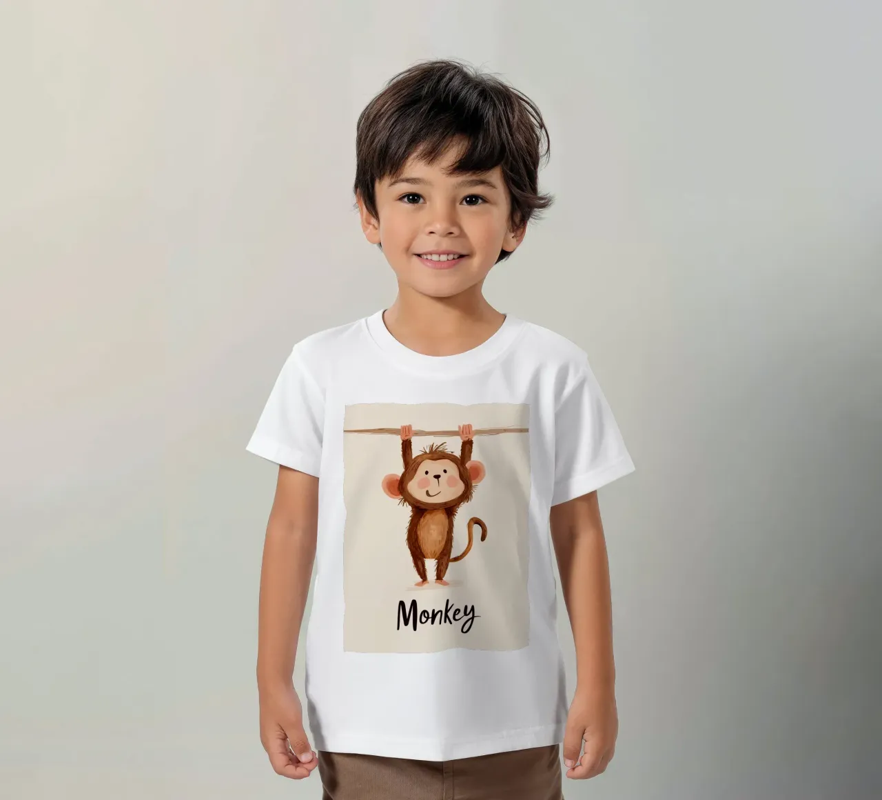 Monkey t-shirt bambini da Kiara
