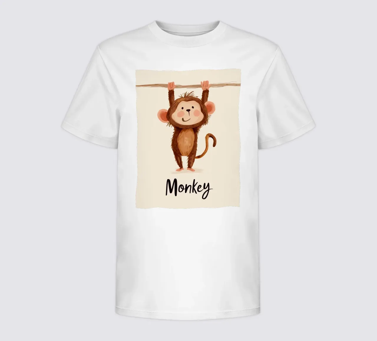 Monkey kinder t-shirt van Kiara