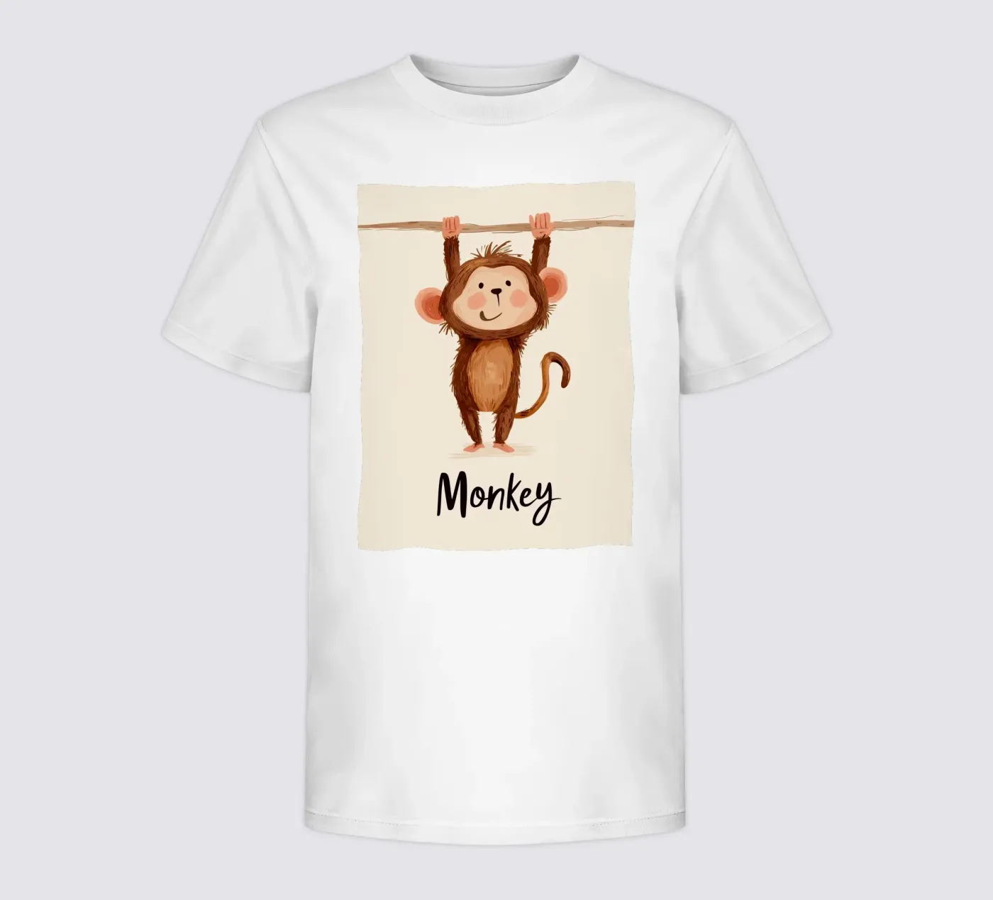 Monkey kinder t-shirt van Kiara