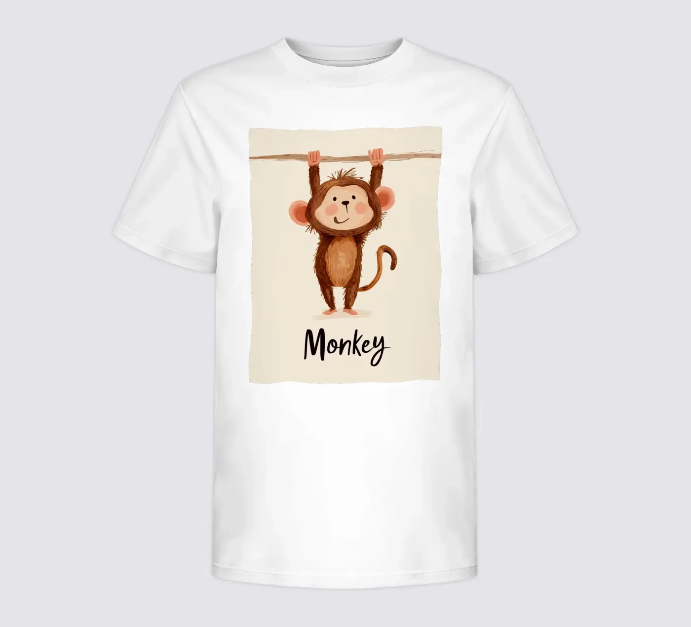Monkey kinder t-shirt van Kiara
