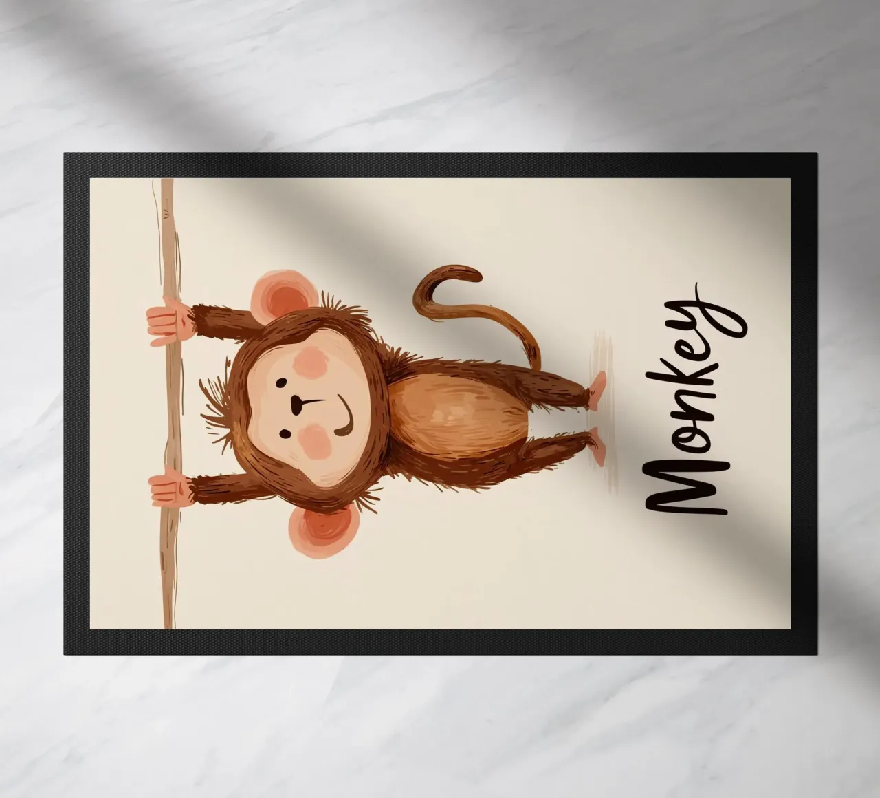 Monkey Fußmatte von Kiara