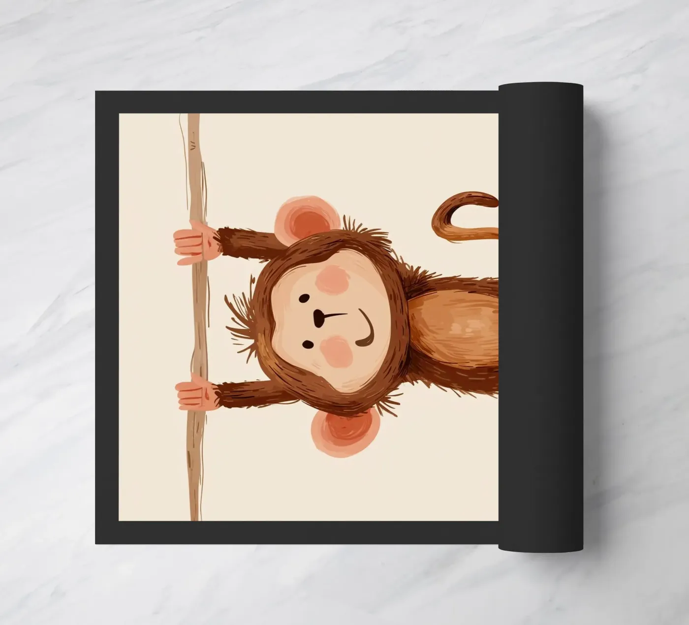 Monkey Fußmatte von Kiara