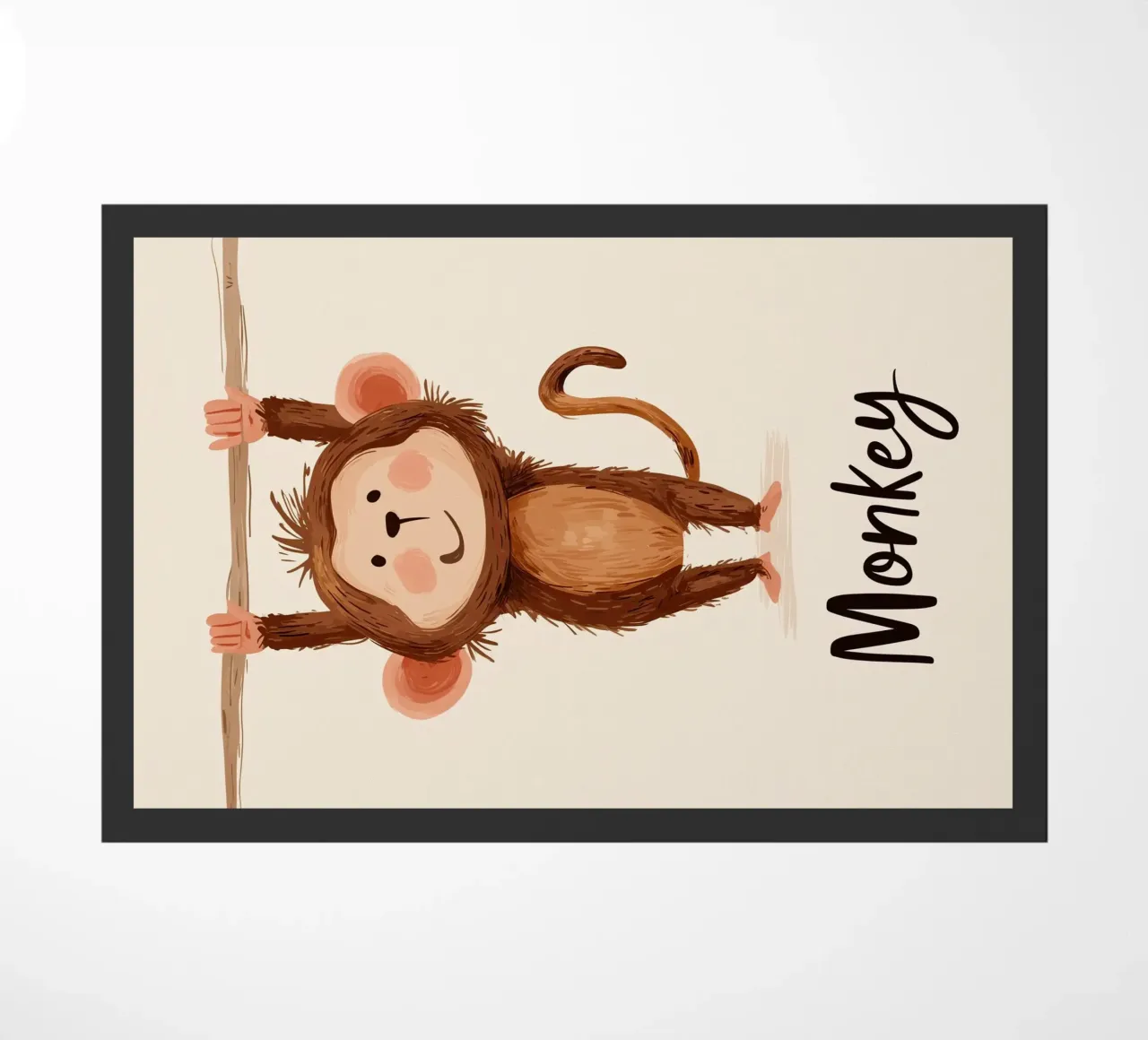 Monkey Fußmatte von Kiara