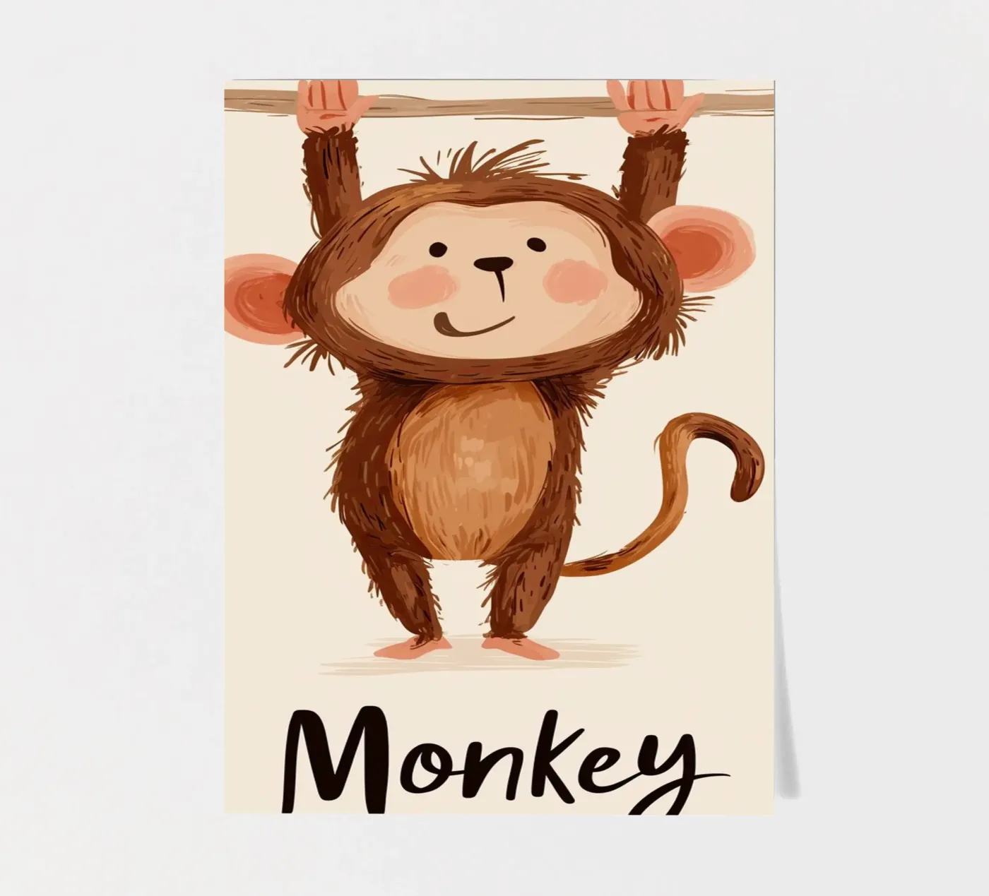 Monkey sticker sheet by Kiara
