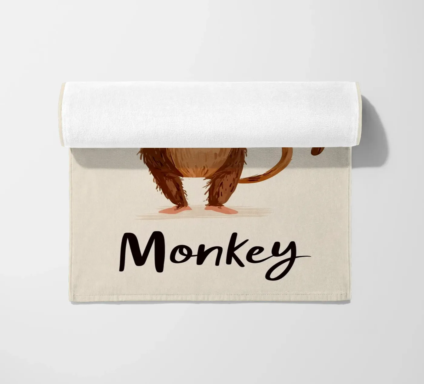 Monkey strandhanddoek van Kiara