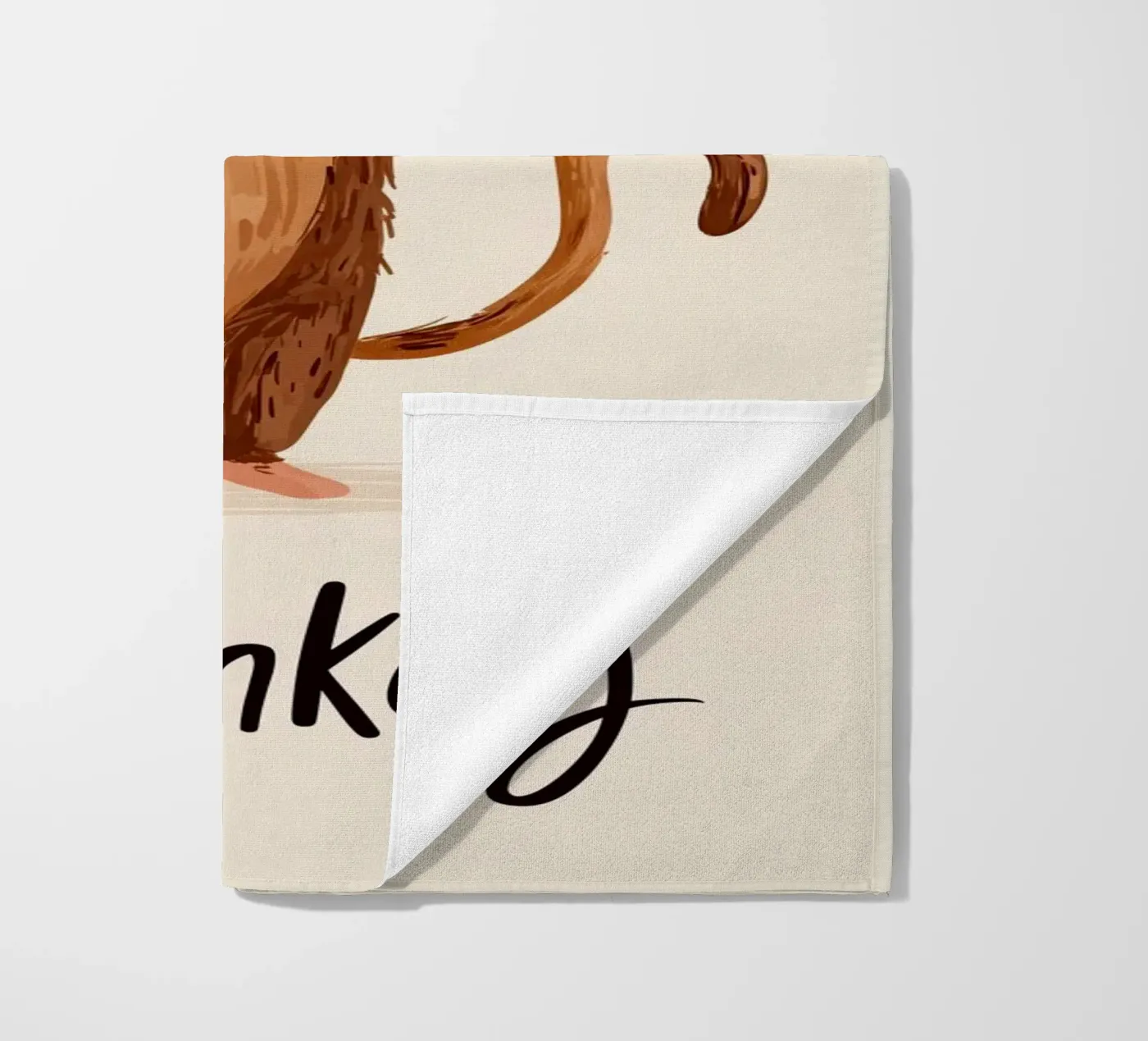 Monkey strandhanddoek van Kiara