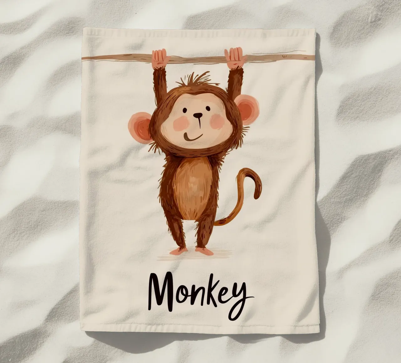 Monkey Strandtuch von Kiara