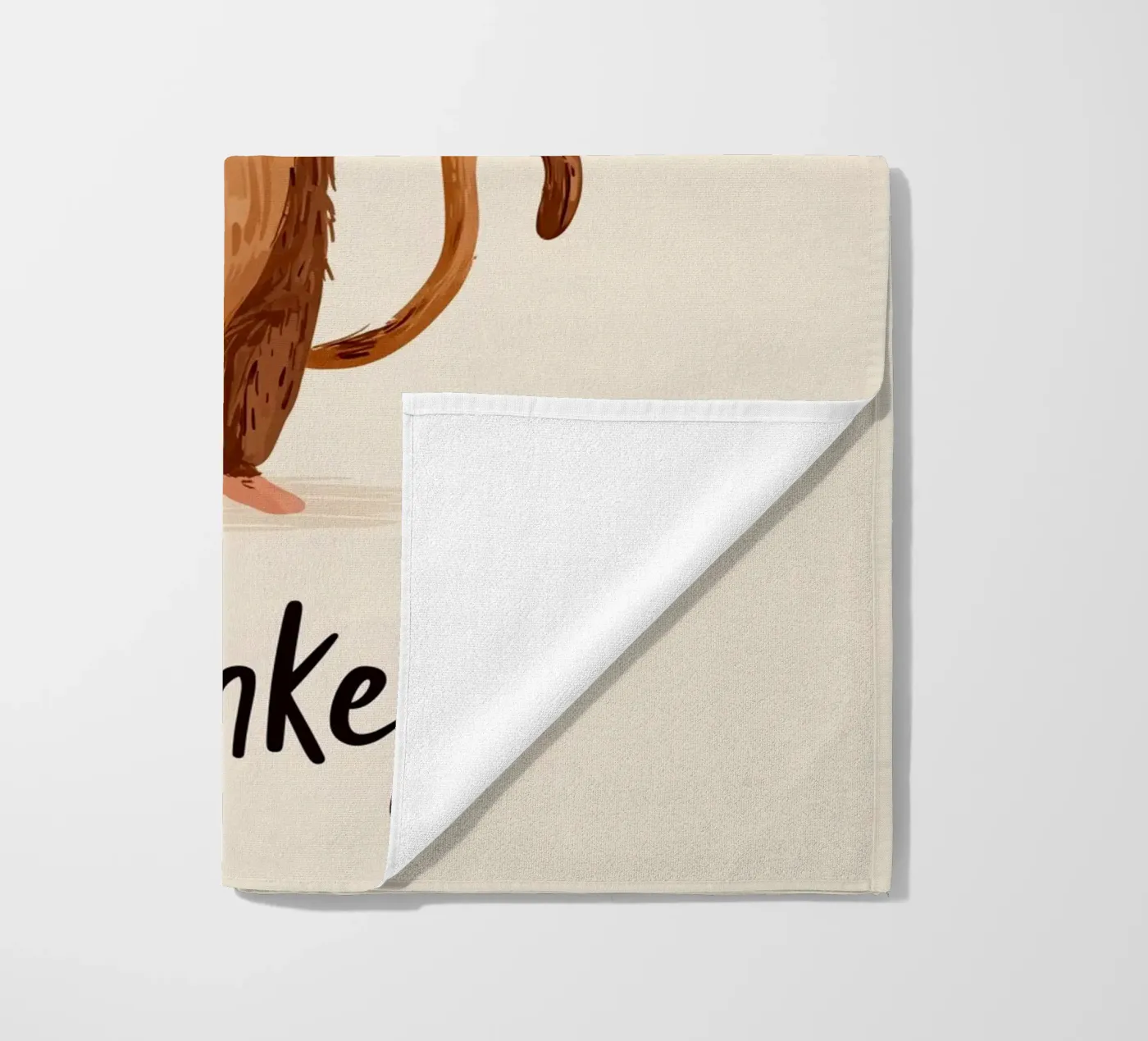 Monkey strandhanddoek van Kiara