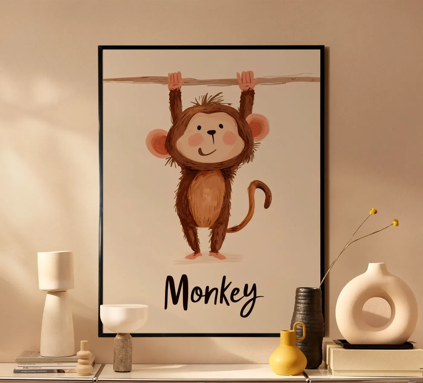 Monkey hahnemühle van Kiara