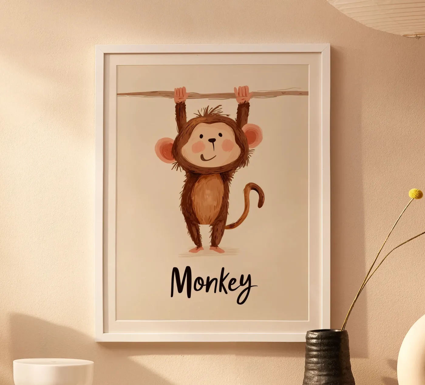 Monkey hahnemühle van Kiara