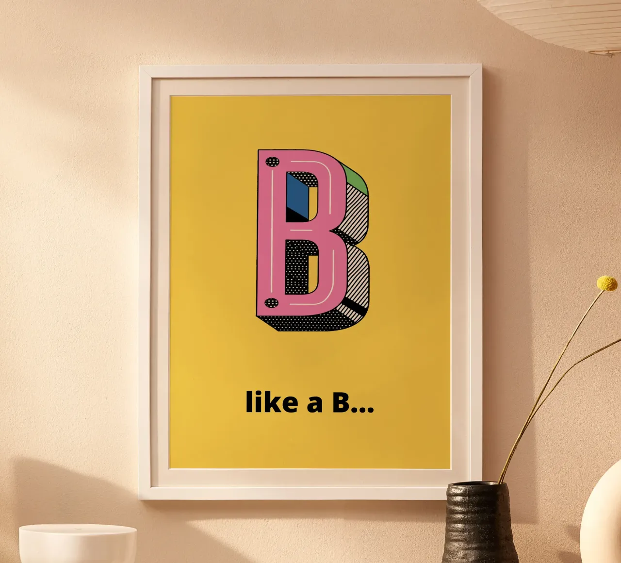 B come B... poster da alphabetillustration