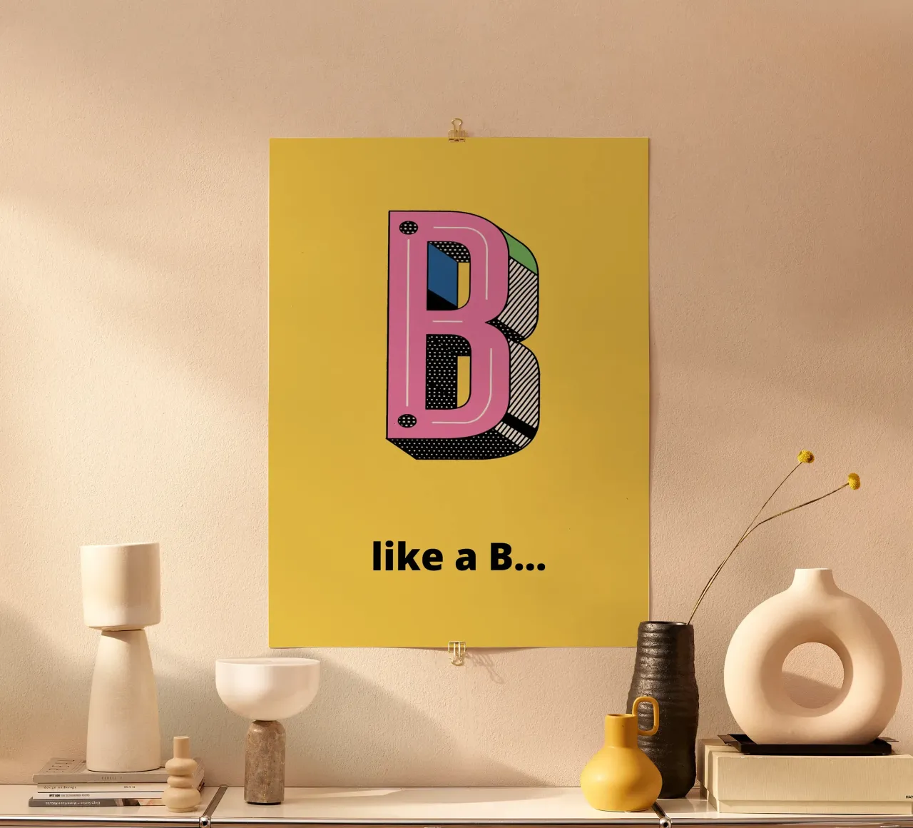B come B... poster da alphabetillustration