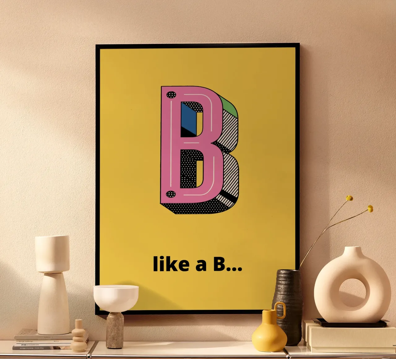 B come B... poster da alphabetillustration