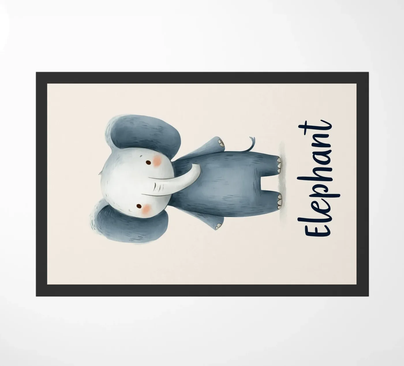 Elephant deurmat van Kiara