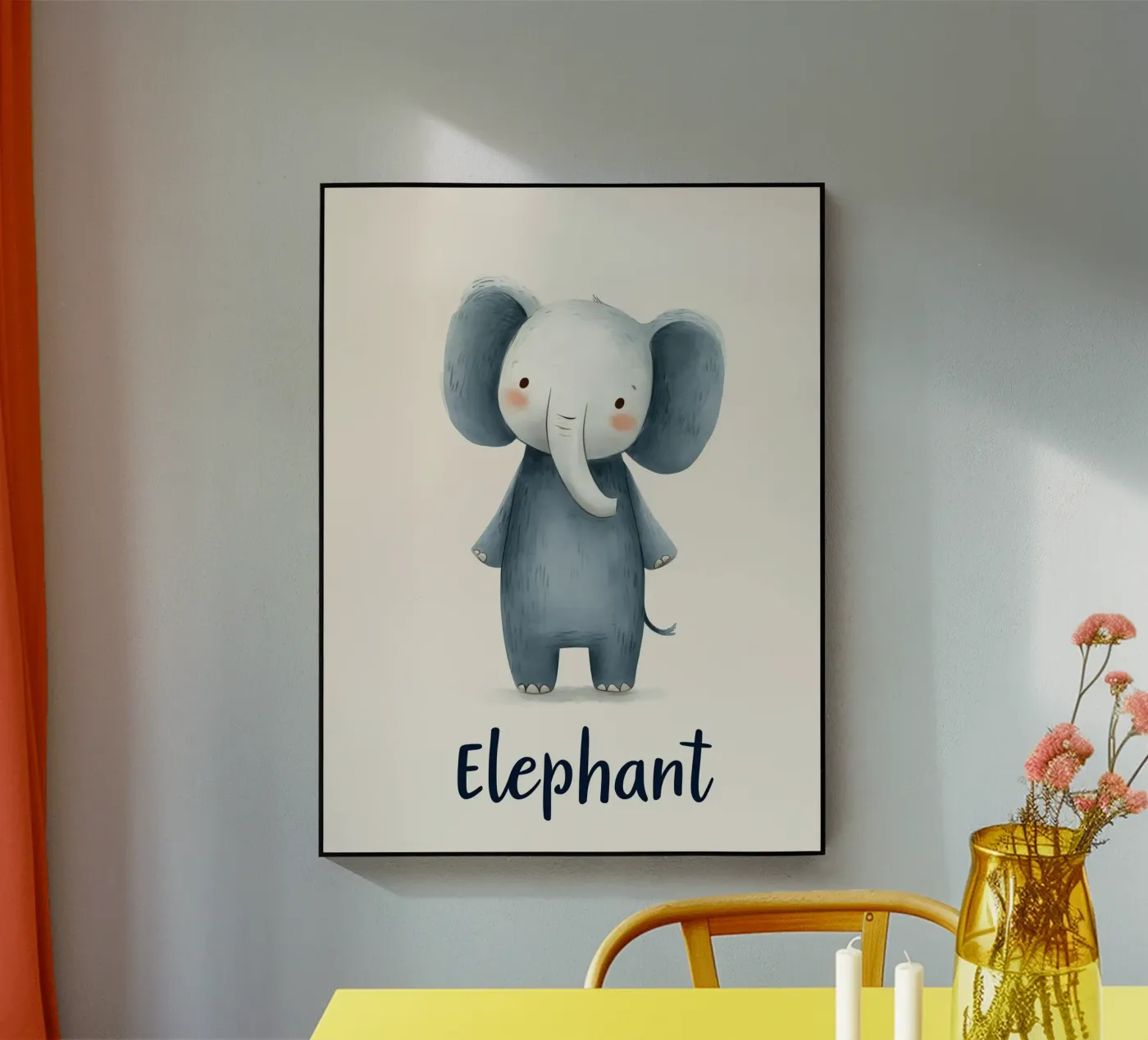 Elephant plexiglas de Kiara