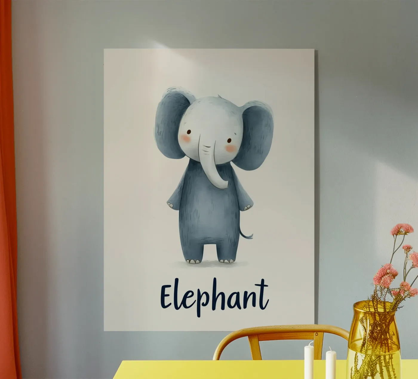 Elephant plexiglas de Kiara