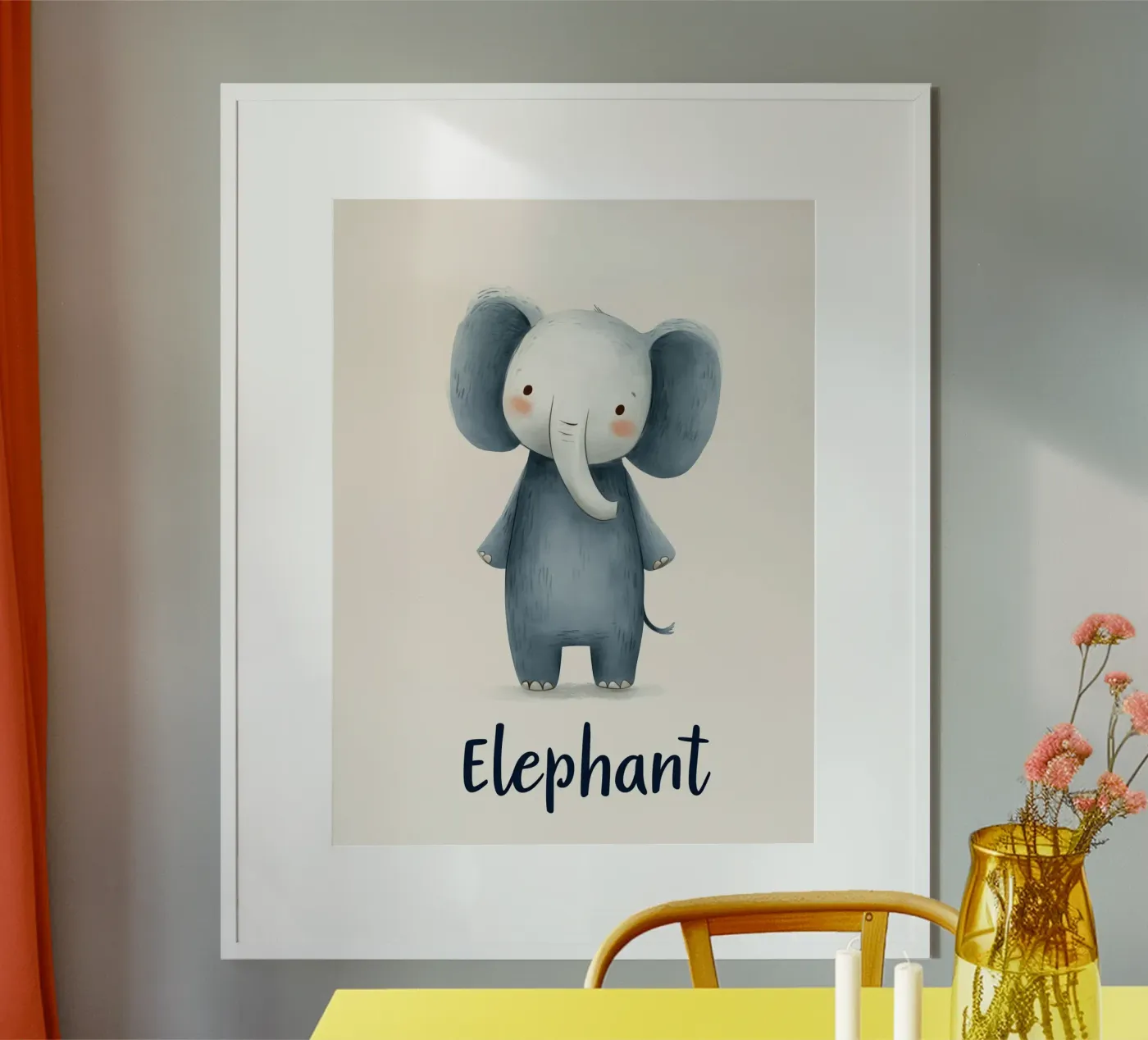 Elephant poster by Kiara