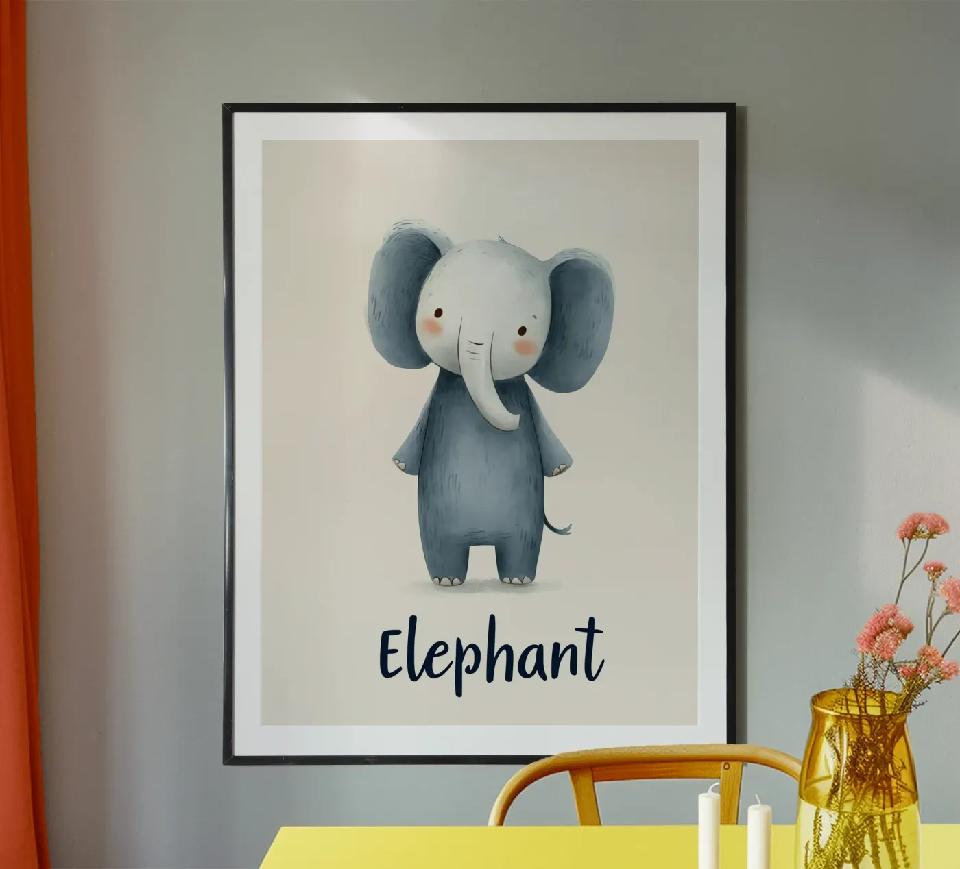 Elephant poster by Kiara
