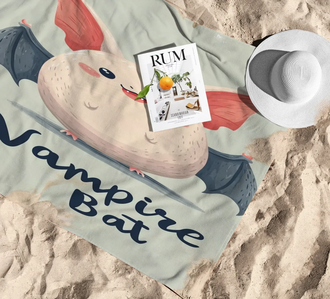 Vampire Bat serviette de plage de Kiara