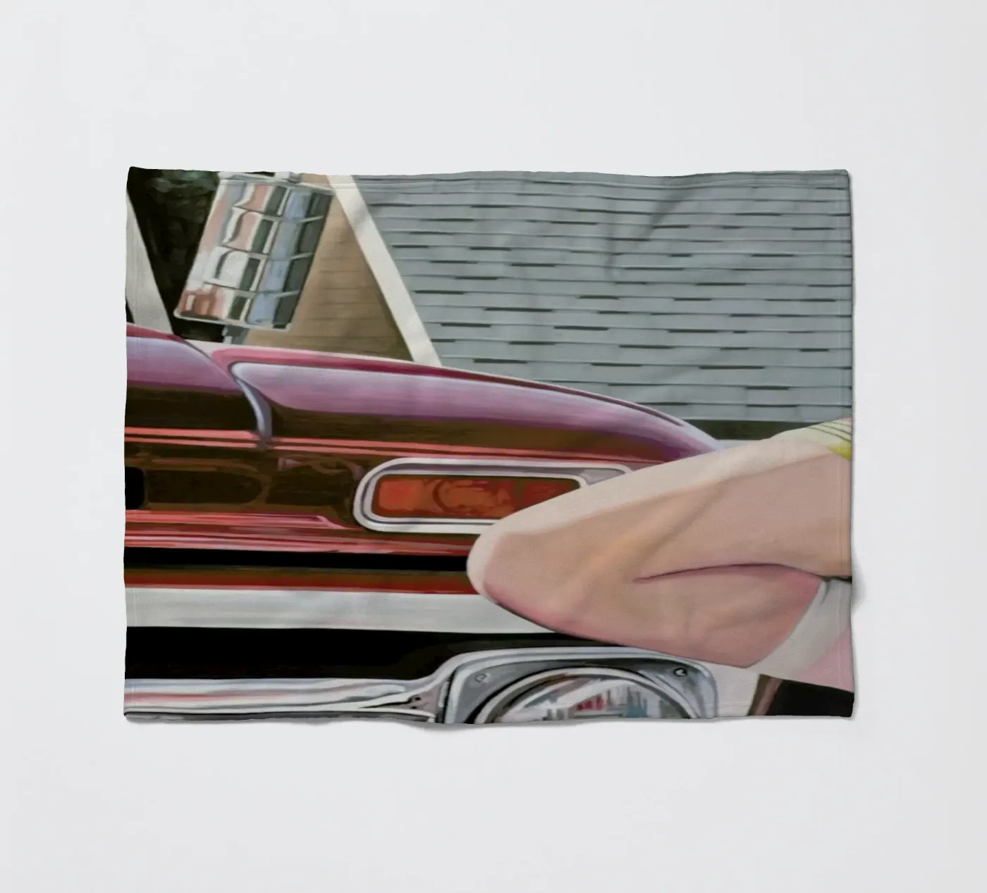Camion fleece blanket by Jérôme Romain