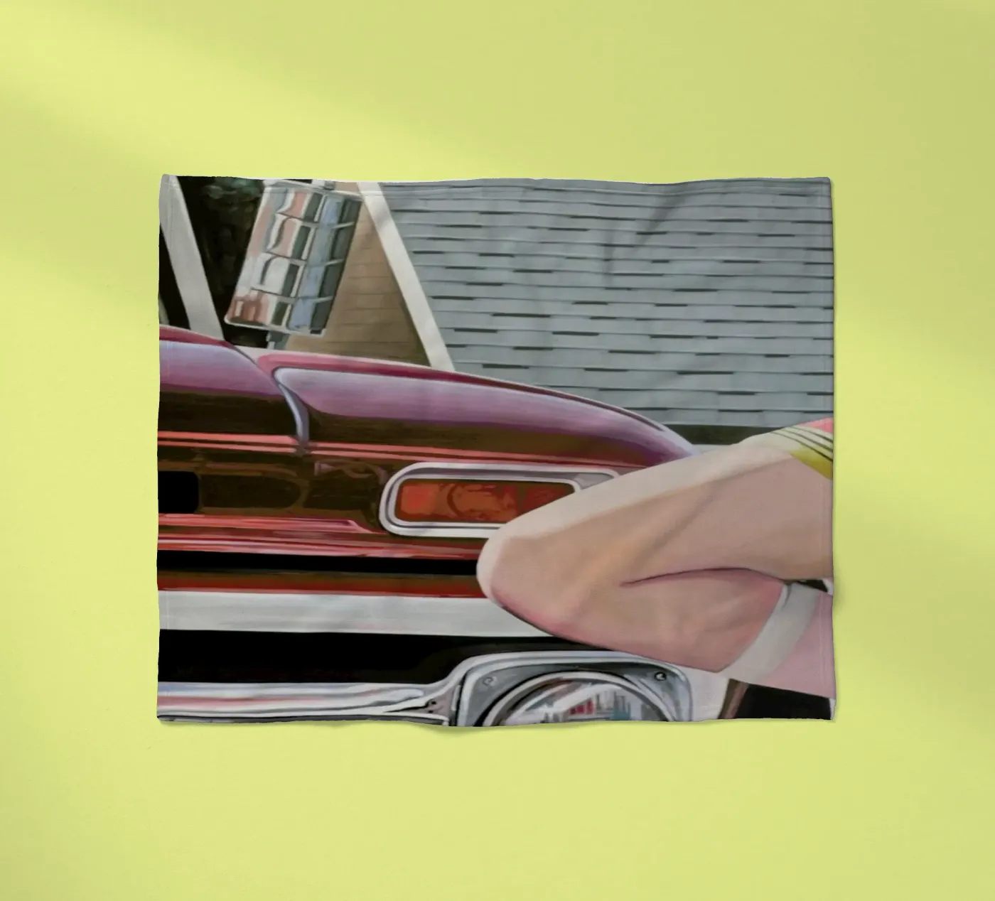 Camion fleece blanket by Jérôme Romain
