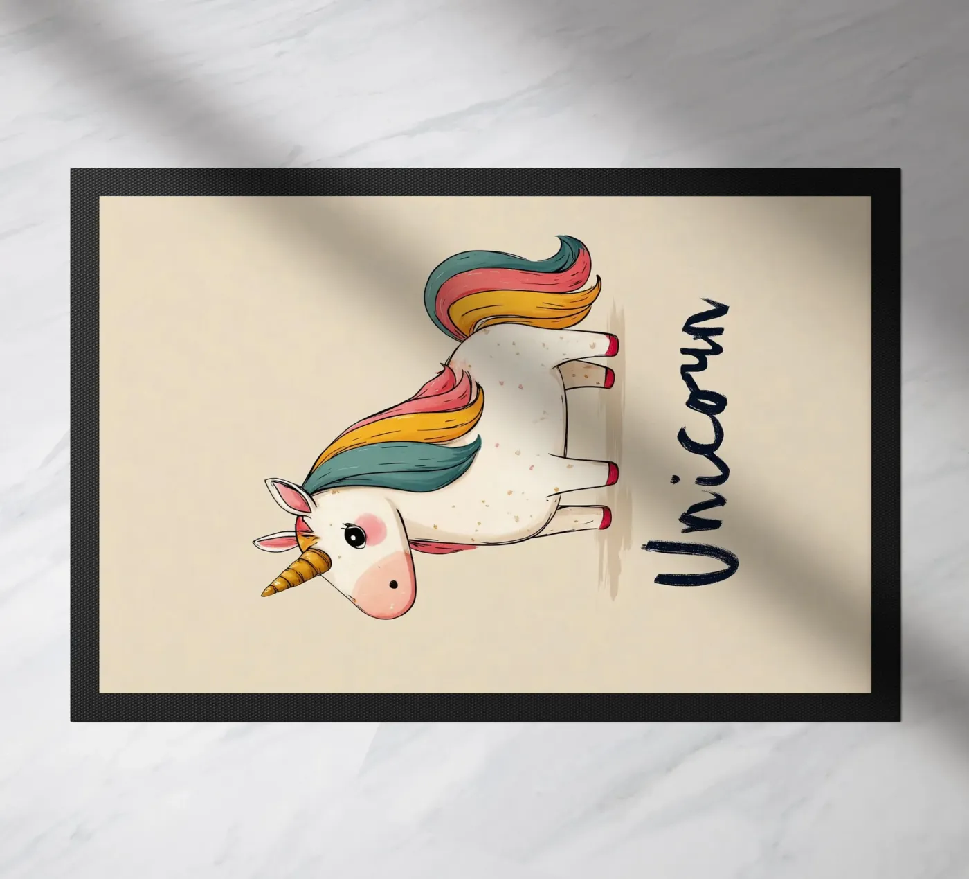 Unicorn Fußmatte von Kiara